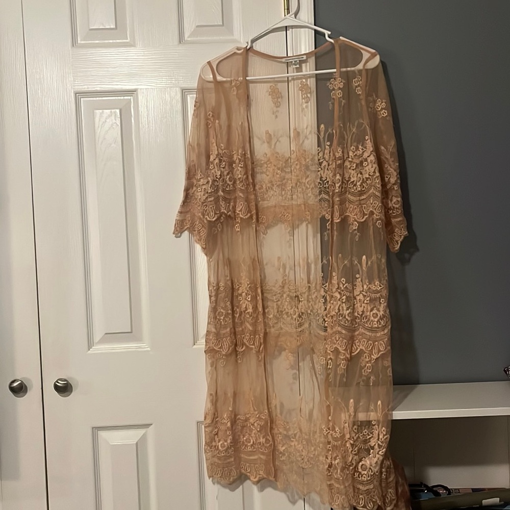 Light tanish mesh cover up from American Eagle